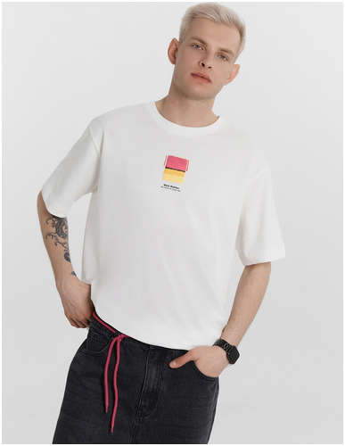 Футболка мужская белая с принтом mark rothko Mark Formelle 103231270