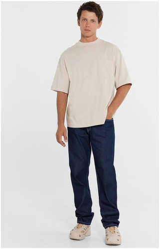 Футболка мужская в холодном бежевом цвете Mark Formelle / 103203527 - вид 2