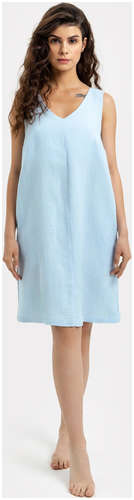 Платье женское домашнее в голубом оттенке Mark Formelle / 103165880