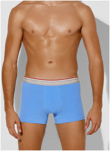 Трусы боксеры мужские голубые Mark Formelle 103238681