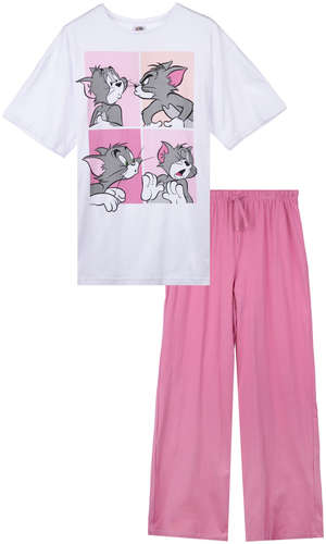 Комплект трикотажный фуфайка футболка брюки пижама классического пояс PLAYTODAY 103180728