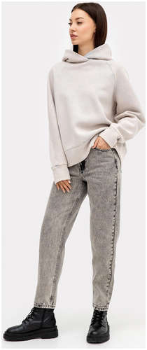 Брюки женские джинсовые в светло-сером цвете Mark Formelle / 103176355 - вид 2