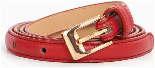 Ремень женский, ширина 1.3 см, пряжка металл, красный / 103241515 - вид 2