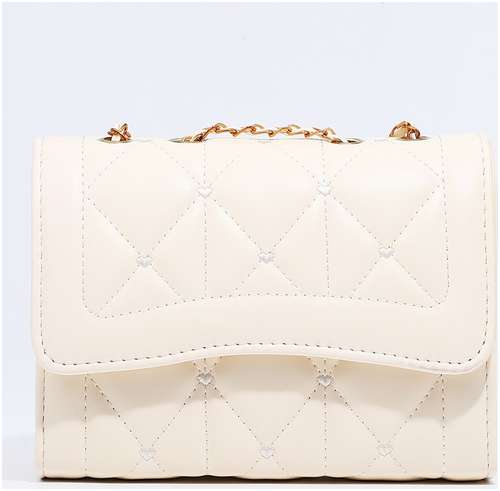 Сумка женская на магните, цвет белый / 103150397 - вид 2