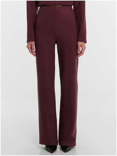 Брюки женские бордовые Mark Formelle / 103219716 - вид 2