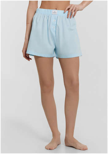Шорты домашние женские голубые Mark Formelle / 103235892 - вид 2