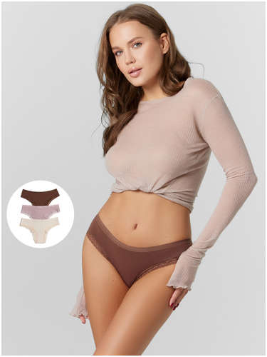 Трусы женские слипы мультипак (3 шт.) Mark Formelle 103210458