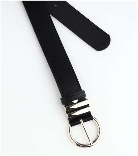 Ремень женский, ширина 3,5, винт, пряжка металл, цвет черный / 103198768 - вид 2