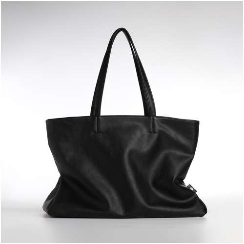 Сумка женская textura, шопер, большой размер, цвет черный 103163826