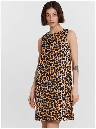 Платье женское леопардовое Mark Formelle / 103227951 - вид 2
