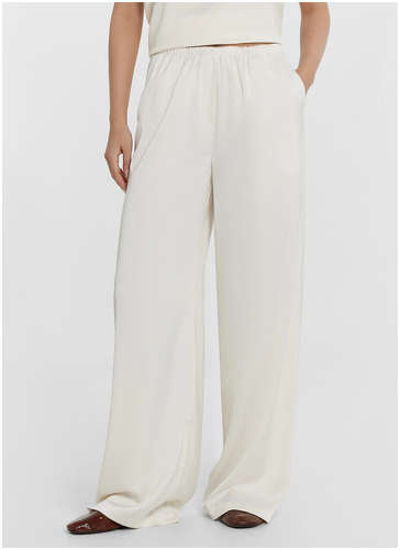 Брюки женские кремовые Mark Formelle / 103225511 - вид 2