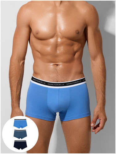 Трусы боксеры мужские в наборе, 3 шт Mark Formelle 103242411
