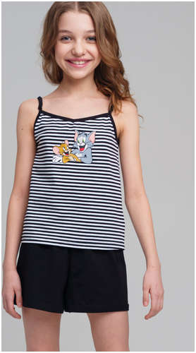 Комплект трикотажный майка шорты PLAYTODAY / 103237307 - вид 2