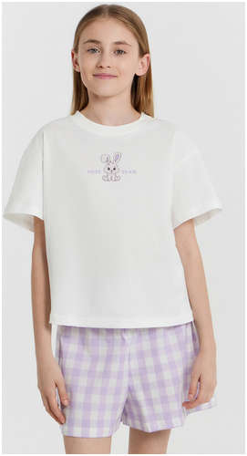 Комплект для девочек (футболка, шорты) Mark Formelle / 103236452 - вид 2