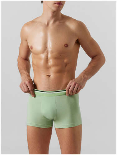 Трусы боксеры мужские салатовые Mark Formelle / 103233466 - вид 2