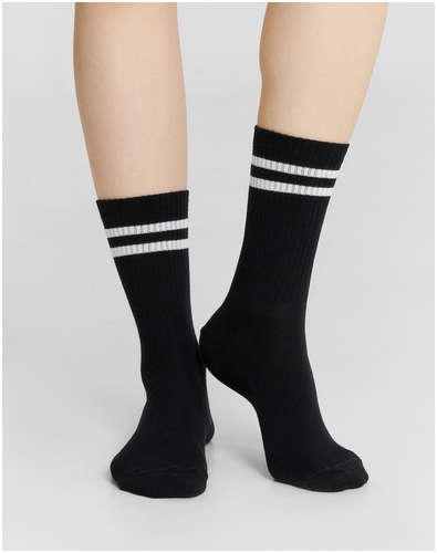 Носки женские черные в наборе, 3 пары Mark Formelle / 103239405 - вид 2