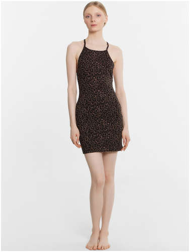 Платье женское домашнее леопардовое Mark Formelle / 103224848 - вид 2