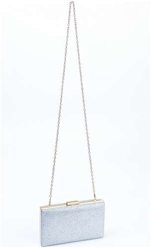 Сумка женская на фермуаре, цвет серебряный / 103219370 - вид 2