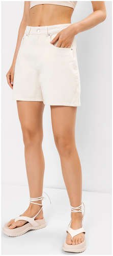 Шорты женские джинсовые в белом оттенке Mark Formelle / 103166792 - вид 2