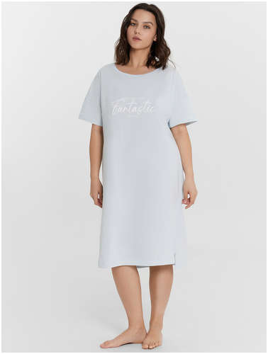 Сорочка ночная женская голубая Mark Formelle / 103235726 - вид 2