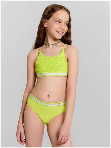 Купальник раздельный для девочек желтый Mark Formelle / 103234756 - вид 2