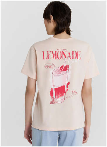 Футболка женская розовая с принтом Mark Formelle 103238562