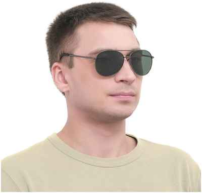 Очки солнцезащитные onesun, поляризационные, дужка 14 см, ширина 14 см, 5×6 см, черные 10333231