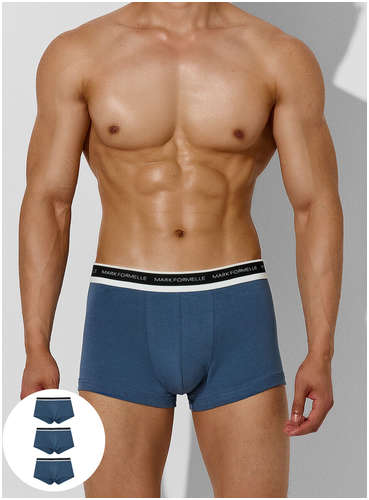 Трусы боксеры мужские в наборе, 3 шт Mark Formelle / 103240749