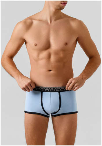 Трусы боксеры мужские голубые Mark Formelle / 103239430 - вид 2