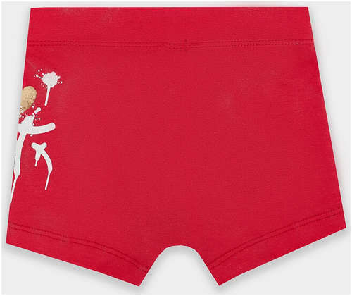 Трусы для мальчиков красные с принтом Mark Formelle / 103232890 - вид 2