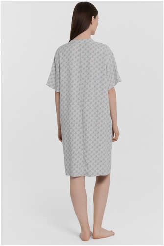 Туника женская серая с принтом в виде лого Mark Formelle / 103239931 - вид 2