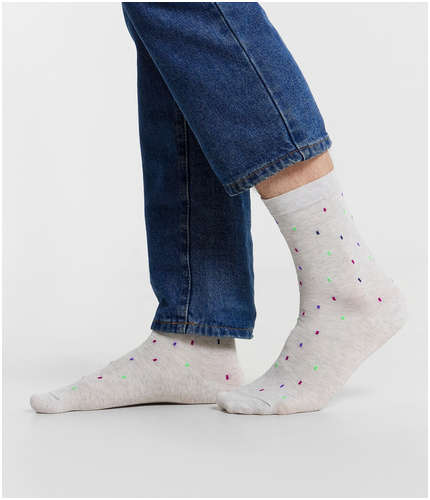 Носки мужские серые высокие Mark Formelle 103232876