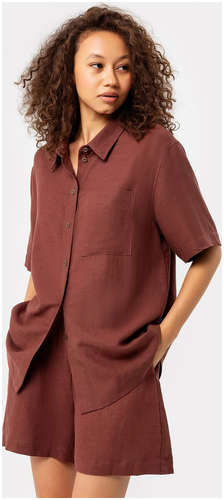Блузка женская в коричневом оттенке Mark Formelle / 103166851 - вид 2