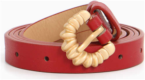 Ремень женский, ширина 1.8 см, пряжка металл, красный / 103241553 - вид 2