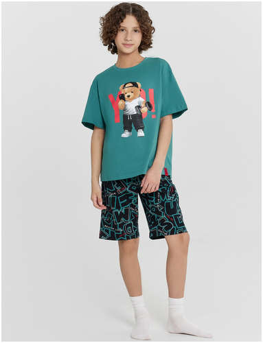 Комплект для мальчиков (джемпер, шорты) Mark Formelle / 103236022 - вид 2