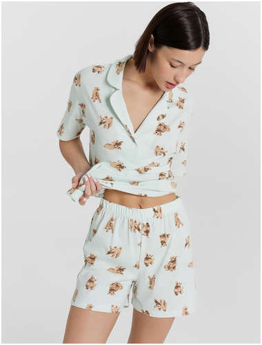 Комплект женский (рубашка, шорты) Mark Formelle 103234070