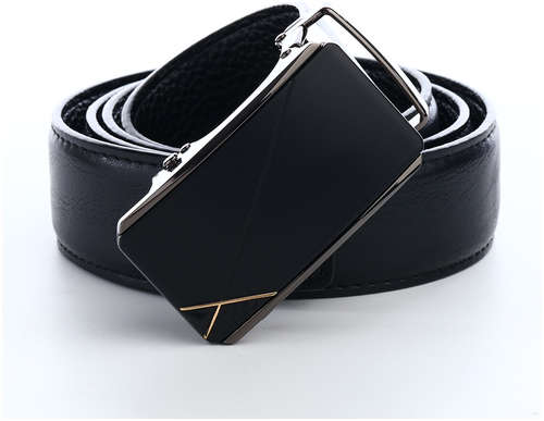 Ремень мужской, ширина 3,6 см, пряжка автомат, цвет черный / 103206793 - вид 2