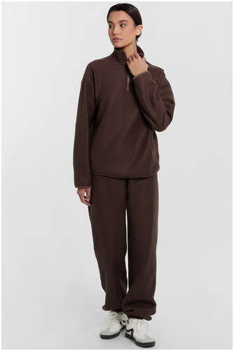 Брюки женские спортивные коричневые Mark Formelle / 103218634 - вид 2
