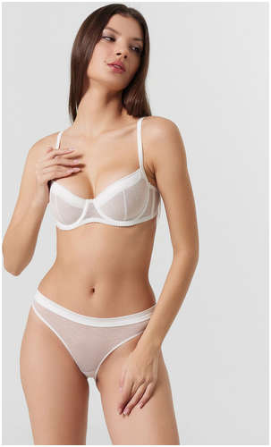 Трусы слипы женские белые кружевные Mark Formelle 103223290