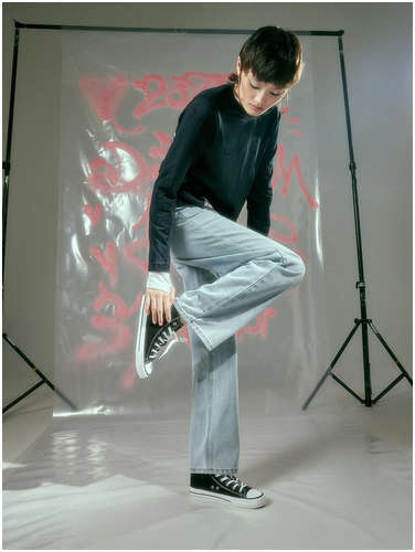 Джинсы женские голубые Mark Formelle / 103227046 - вид 2