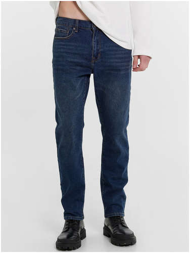 Брюки джинсовые мужские синие Mark Formelle / 103212456 - вид 2