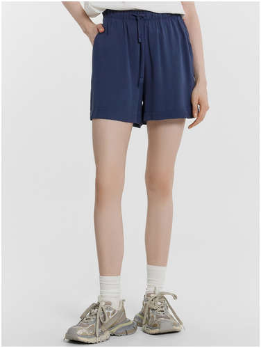 Шорты женские синие Mark Formelle / 103237047 - вид 2