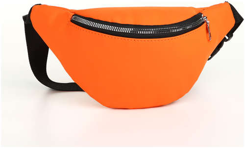 Сумка поясная на молнии, цвет оранжевый / 103200290 - вид 2