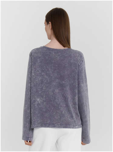 Джемпер женский серый с обработкой эйсид Mark Formelle / 103239951 - вид 2