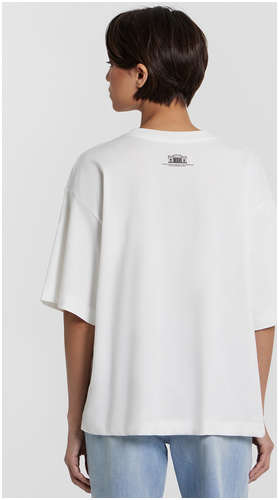 Футболка женская белая с принтом Mark Formelle / 103237118 - вид 2