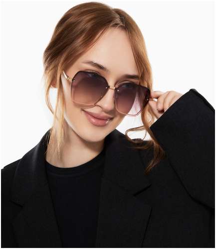 Очки солнцезащитные uv 400, дужка 13.5 см, ширина 13.4 см, линза 5.6×6 см onesun 103235172