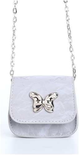 Сумка женская на магните, цвет серебряный / 103211758 - вид 2