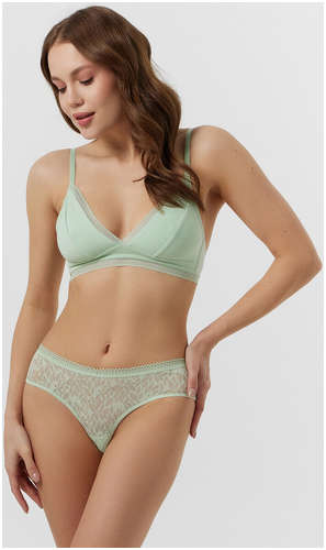 Трусы женские зеленые кружевные Mark Formelle 103228777