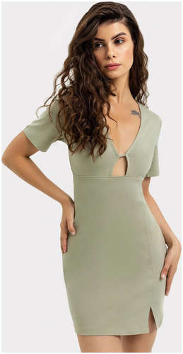 Платье женское домашнее в зеленом оттенке Mark Formelle / 103166838