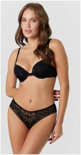 Трусы женские черные кружевные Mark Formelle 103209667